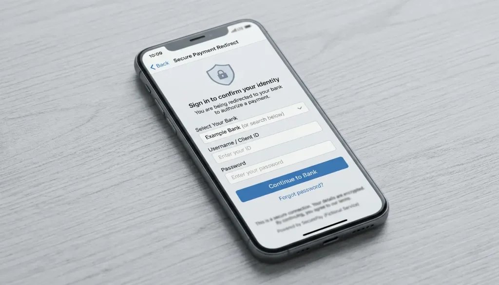 POLi using a bank login redirect compared with a PayID push