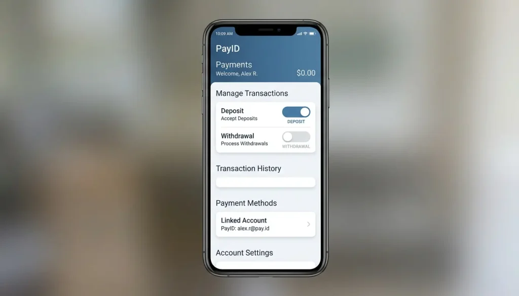 Player asking whether a casino lets them withdraw with PayID