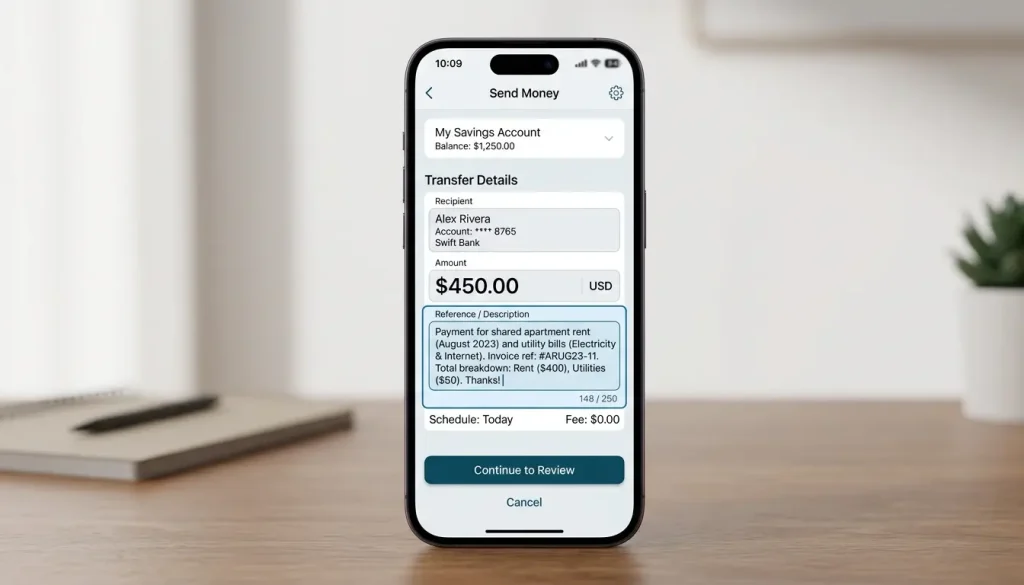 A data-rich PayID payment carrying a longer clear reference