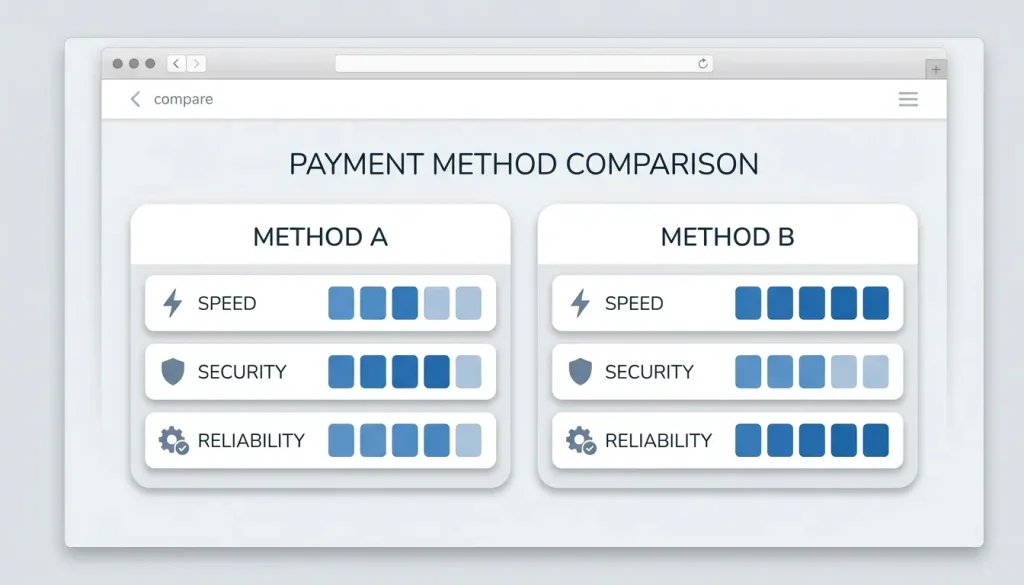 Comparison of PayID and POLi on speed, security and reliability